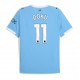 Manchester City Jeremy Doku #11 Domácí Dres 2025-26 Krátkým Rukávem Manchester City Jeremy Doku #11 Domácí Dres 2025-26 Krátkým Rukávem